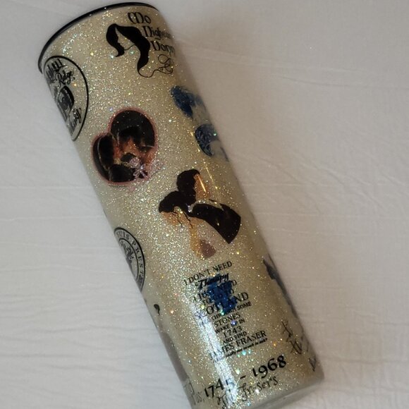 MT Designs Outlander Glitter Tumbler Mashup Covered Mug - Picture 2 of 11